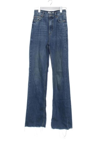 Blugi de femei Zara, Mărime XS, Culoare Albastru, Preț 73,49 Lei, #138009051