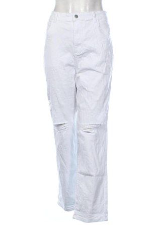 Damskie jeansy Unbranded, Rozmiar XL, Kolor Biały, Cena 46,57 zł, #138026178