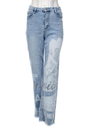 Damskie jeansy Moon Girl, Rozmiar S, Kolor Niebieski, Cena 55,04 zł, #138034251