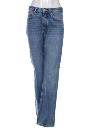 Damskie jeansy Zara, Rozmiar M, Kolor Niebieski, Cena 158,34 zł, #138043684