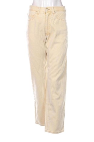 Blugi de femei Cotton Belt, Mărime S, Culoare Bej, Preț 83,08 Lei, #137985677