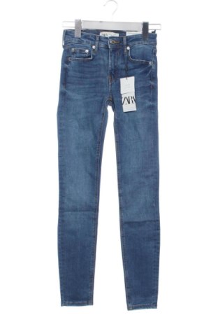 Női farmernadrág Zara, Méret XXS, Szín Kék, Ár 13 262 Ft, #137998563