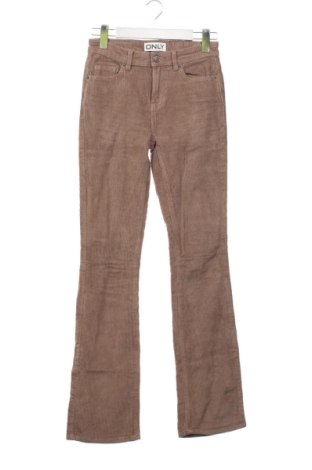 Damskie sztruksy ONLY, Rozmiar XS, Kolor Brązowy, Cena 50,80 zł, #137998550