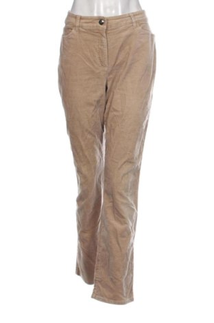 Pantaloni de velvet de femei Canda, Mărime L, Culoare Bej, Preț 43,99 Lei, #138011539