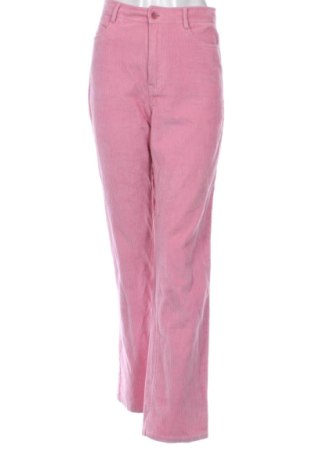 Pantaloni de velvet de femei Thinking MU, Mărime S, Culoare Roz, Preț 129,00 Lei, #138034553