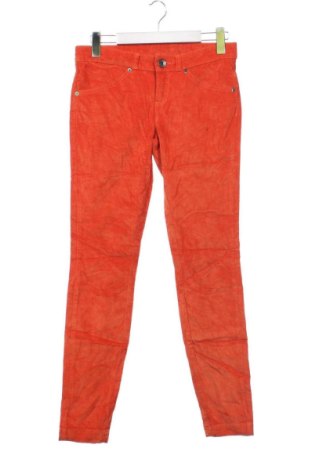 Pantaloni de velvet de femei United Colors Of Benetton, Mărime S, Culoare Portocaliu, Preț 302,99 Lei, #138048414