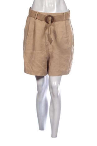 Pantaloni scurți de femei Zara, Mărime M, Culoare Bej, Preț 73,49 Lei, #138017657