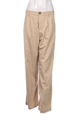 Damenhose Bershka, Größe L, Farbe Beige, Preis 12,00 €, #138005833