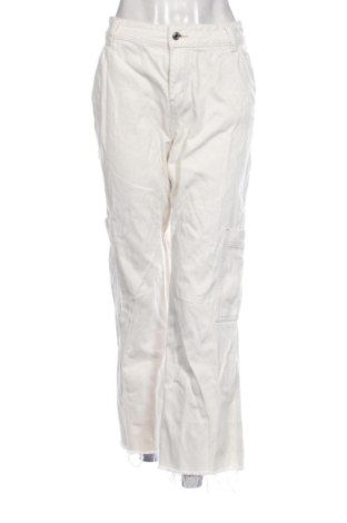Damskie spodnie H&M, Rozmiar S, Kolor ecru, Cena 46,57 zł, #138018281
