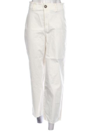 Damskie spodnie H&M, Rozmiar S, Kolor ecru, Cena 81,49 zł, #138041074