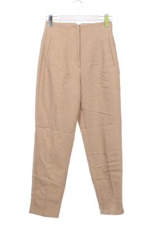 Damskie spodnie Zara, Rozmiar XS, Kolor Beżowy, Cena 62,99 zł, #138047424