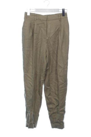 Pantaloni de femei Zara, Mărime XS, Culoare Verde, Preț 62,99 Lei, #137984055
