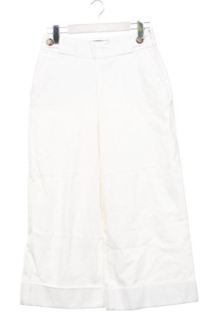 Damskie spodnie Zara, Rozmiar XS, Kolor Biały, Cena 46,57 zł, #137992653
