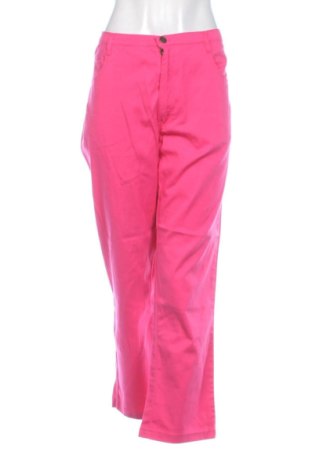 Damskie spodnie Basic Collection, Rozmiar XXL, Kolor Różowy, Cena 29,63 zł, #138037185