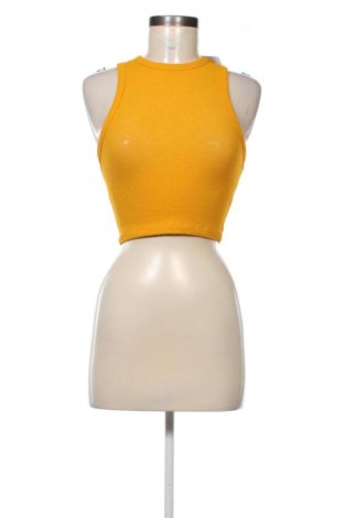 Tricou de damă Bershka, Mărime XS, Culoare Galben, Preț 41,99 Lei, #137997756