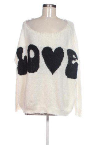 Damski sweter Kontatto, Rozmiar XL, Kolor ecru, Cena 148,47 zł, #138004963