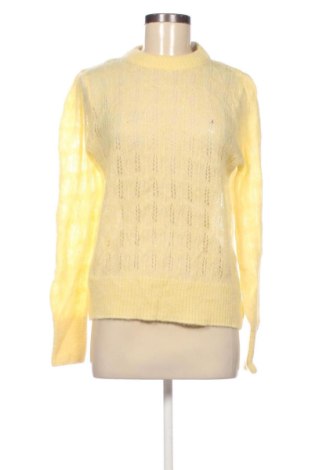 Pulover de femei WoolLand, Mărime L, Culoare Galben, Preț 204,71 Lei, #138006603