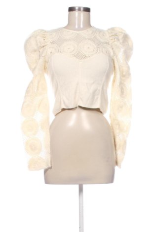 Pulover de femei Zara, Mărime M, Culoare Ecru, Preț 78,99 Lei, #138011189