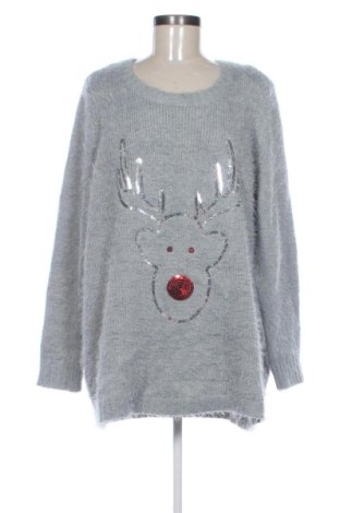 Damski sweter Bon Prix, Rozmiar 3XL, Kolor Szary, Cena 69,43 zł, #138022620