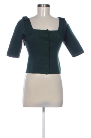 Pulover de femei Zara, Mărime S, Culoare Verde, Preț 73,49 Lei, #138036240
