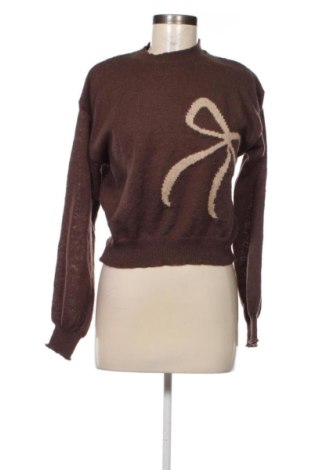 Damski sweter DAZY, Rozmiar XS, Kolor Brązowy, Cena 55,04 zł, #138040666