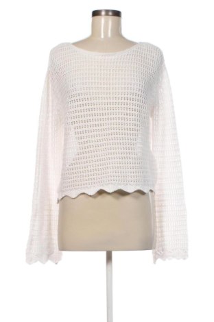 Damski sweter Sinsay, Rozmiar L, Kolor Biały, Cena 25,40 zł, #137987426
