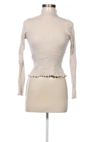 Damski sweter Pull&Bear, Rozmiar M, Kolor Beżowy, Cena 63,50 zł, #137997696