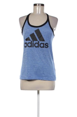 Damen Sporttop Adidas, Größe S, Farbe Blau, Preis 21,85 €, #137989052