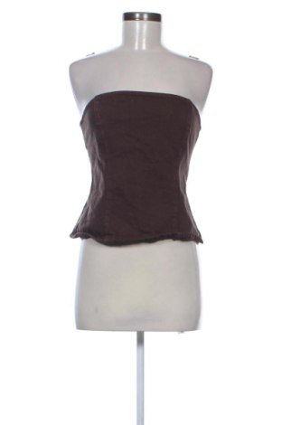 Top de femei Zara, Mărime XS, Culoare Maro, Preț 68,24 Lei, #138015978