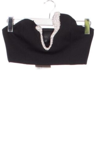 Дамски топ Zara, Размер XS, Цвят Черен, Цена 13,00 €, #138022338