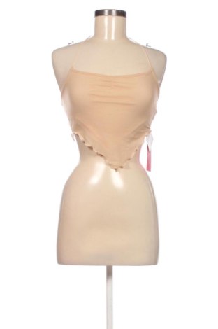 Top de femei SHEIN, Mărime XXS, Culoare Bej, Preț 71,91 Lei, #138029565