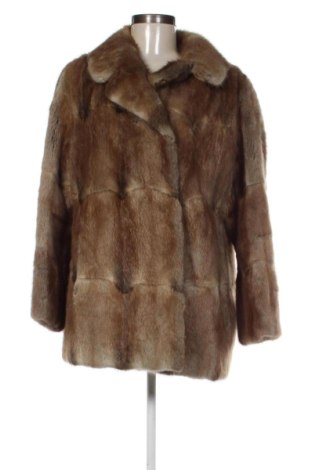 Дамско кожено палто Unbranded, Размер L, Цвят Кафяв, Цена 191,73 €, #138012896