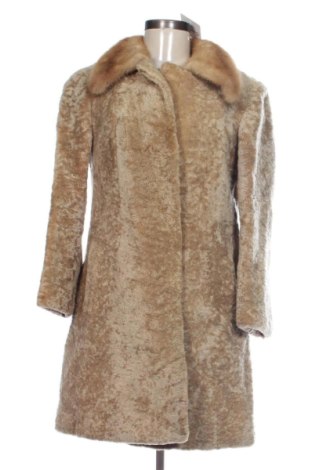 Palton din piele pentru damă Unbranded, Mărime L, Culoare Bej, Preț 1.044,99 Lei, #138013114