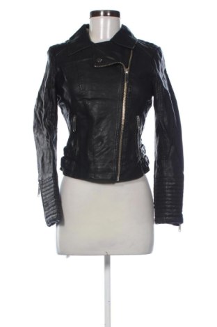 Дамско кожено яке Miss Selfridge, Размер M, Цвят Черен, Цена 56,24 €, #138004003