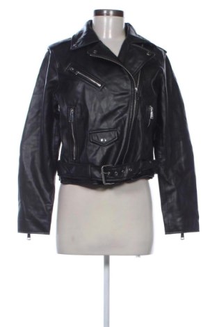 Geacă de piele pentru femei Zara, Mărime L, Culoare Negru, Preț 201,99 Lei, #138012324
