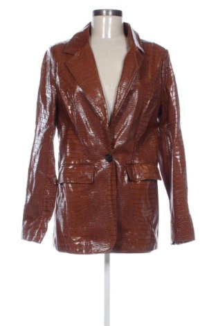 Geacă de piele pentru femei Glamorous, Mărime M, Culoare Maro, Preț 188,97 Lei, #138020147