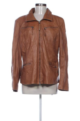 Geacă de piele pentru femei Cabrini, Mărime XL, Culoare Maro, Preț 447,99 Lei, #138023019