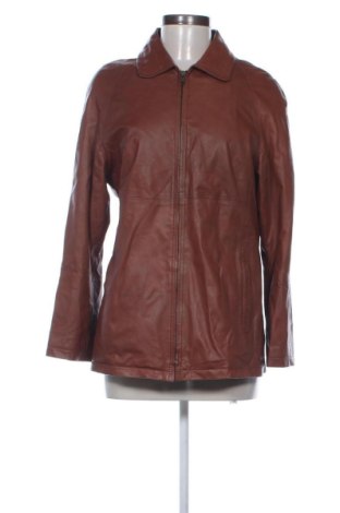 Geacă de piele pentru femei Unbranded, Mărime M, Culoare Maro, Preț 405,99 Lei, #138023134