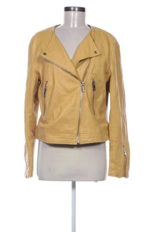Geacă de piele pentru femei Mango, Mărime XL, Culoare Galben, Preț 446,99 Lei, #138023199