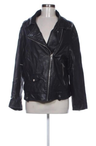 Damska kurtka skórzana Bershka, Rozmiar M, Kolor Czarny, Cena 148,00 zł, #138044074