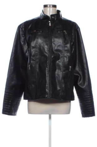 Дамско кожено яке Unbranded, Размер XXL, Цвят Черен, Цена 33,54 €, #138045827