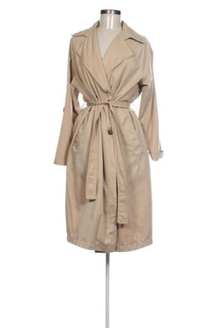 Damski płaszcz Stradivarius, Rozmiar L, Kolor Beżowy, Cena 101,60 zł, #137998387
