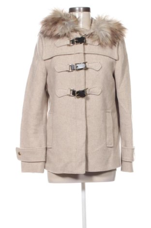 Palton de femei Zara, Mărime M, Culoare Bej, Preț 369,99 Lei, #138012741