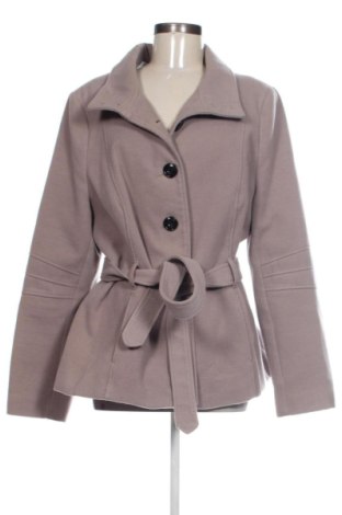 Dámsky kabát  F&F, Veľkosť XXL, Farba Popolavo ružová, Cena  55,00 €, #138037561