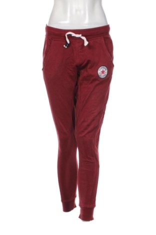 Damskie spodnie sportowe Converse, Rozmiar L, Kolor Czerwony, Cena 165,11 zł, #138032242