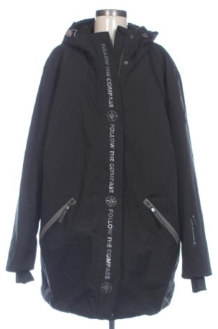 Damenjacke für Wintersports Bon Prix, Größe 4XL, Farbe Schwarz, Preis 52,99 €, #138035416