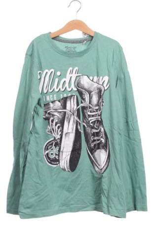 Bluză pentru copii Here+There, Mărime 12-13y/ 158-164 cm, Culoare Verde, Preț 47,61 Lei, #138037954