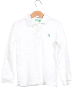 Dziecięca bluzka United Colors Of Benetton, Rozmiar 3-4y/ 104-110 cm, Kolor Biały, Cena 46,57 zł, #137997500