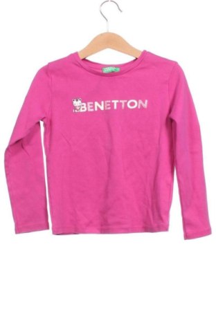 Dziecięca bluzka United Colors Of Benetton, Rozmiar 5-6y/ 116-122 cm, Kolor Różowy, Cena 49,20 zł, #138018761