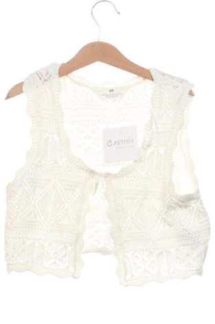Kinder Strickjacke H&M, Größe 12-13y/ 158-164 cm, Farbe Weiß, Preis 6,55 €, #137986298